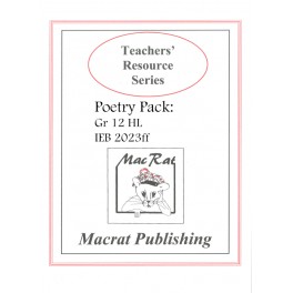 IEB HL Poetry Pack Grade 12 2023 9781775832485