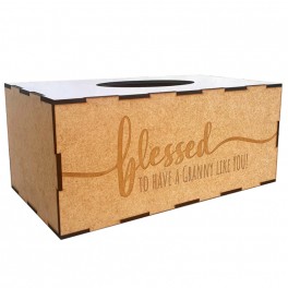 Engraved Tissue Box Engraved Tissue Box