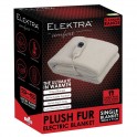 Elektra Plush Fur Electric Blanket Single Fitted