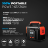 Switched 300W Portable Power Station 222WH