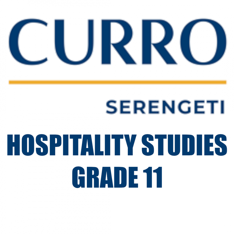 Curro Serengeti Requirements for Hospitality Studies Grade 11 2025