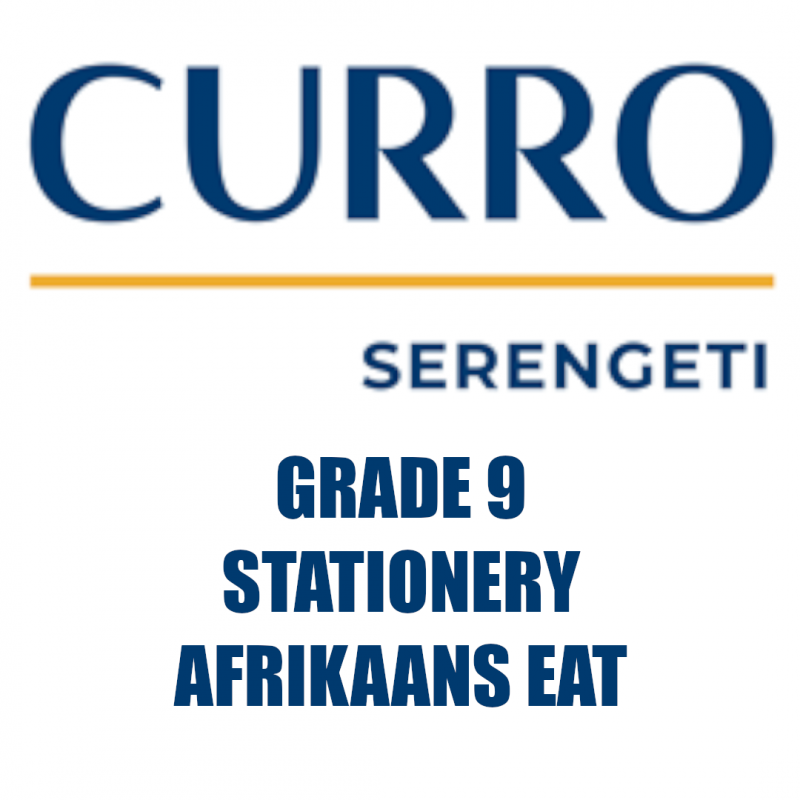 Curro Serengeti Stationery Grade 9