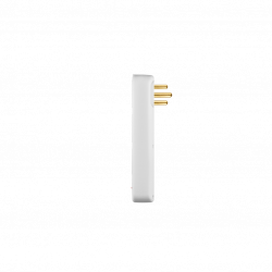 Switched 4-Way Medium Surge Adaptor White