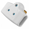 Switched 3-Way Adaptor White