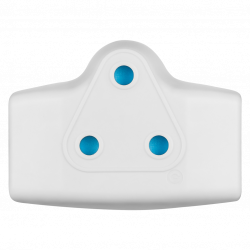 Switched 3-Way Adaptor White