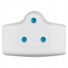 Switched 3-Way Adaptor White