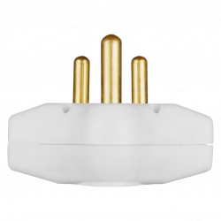 Switched 3-Way Adaptor White