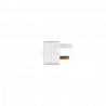 Switched 1-Way Euro Adaptor White