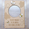 Bee Photo Frame with Mini Slab - add you own photo