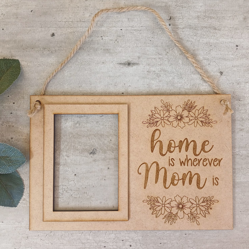 Mom Frame with Mini Slab - add your own photo Mom Frame with Mini Slab - add your own photo