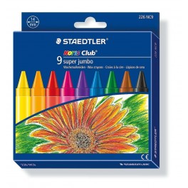 Staedtler Super Jumbo Wax Crayons 14mm 9's