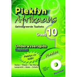 Piekfyn Afrikaans - 'n Geintegreerde Taalteks Huistaal Onderwysergids Gr. 10 + CD 9781770027114