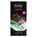Croxley Create Oil Pastels - 8mm Round Box of 12