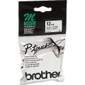 Brother 12mm M Tape MK231 Black on White