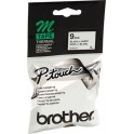 Brother 9mm M Tape MK221 Black on White