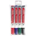 Penflex Permanent Marker Bullet Medium Wallet of 4