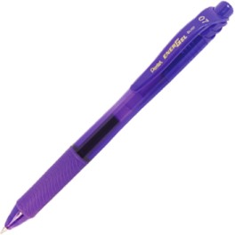 Pentel Energel Metal Tip Retractable Rollerball 0.7mm Violet Pentel Energel Metal Tip Retractable Rollerball 0.7mm Violet