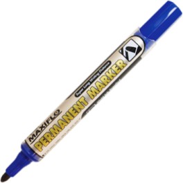 Pentel Maxiflo Pump-It Permanent 4.5mm Bullet Tip Marker Blue Pentel Maxiflo Pump-It Permanent 4.5mm Bullet Tip Marker Blue