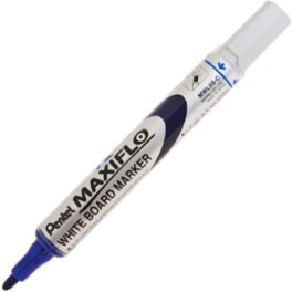 Pentel Maxiflo Pump-It White Board Marker 4.0mm Bullet Tip Blue Pentel Maxiflo Pump-It White Board Marker 4.0mm Bullet Tip Blue