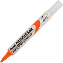 Pentel Maxiflo Pump-It White Board Marker 4.0mm Bullet Tip Orange Pentel Maxiflo Pump-It White Board Marker 4.0mm Bullet Tip Orange