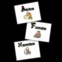 The Zulu Alphabet Flash Cards Zulu FAL