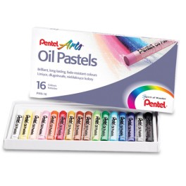 Pentel Oil Pastels 16's PHN16