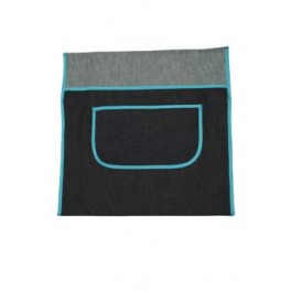Denim School Chairbag 440mm with Pocket - Blue