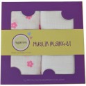 SugarDots Muslin Blanket 2 pack