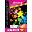Butterfly A4 Paper Pad - Fluorescent - 50 pg