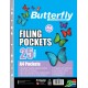Butterfly Filing Pockets 25s