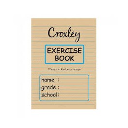 Croxley A5 48 page Feint & Margin Speckled Exercise Book