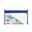 Meeco Book Bag Zip 355mm x 280mm Blue