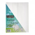 Meeco A4 PVC Clear Book Covers 10's Adjustable