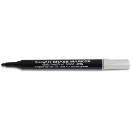 Pentel Whiteboard Marker Fine Black - Dry Erase MW5SA