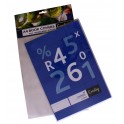 Croxley A4 PVC Clear Book Covers 140mic 5 pack