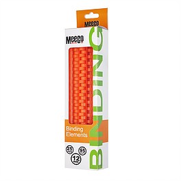 Meeco Neon Binding Element 12mm Orange 25s