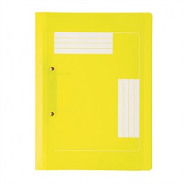 Meeco Accessible File PP With Silk Screened Front Yellow
