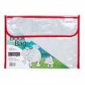 Meeco Book Bag Velcro 355mm x 280mm Red