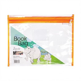 Meeco Book Bag Zip 355mm x 280mm Orange