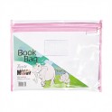 Meeco Book Bag Zip 355mm x 280mm Pink