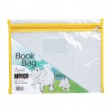 Meeco Book Bag Zip 355mm x 280mm Yellow