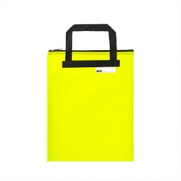 Meeco Book Carry Bag Nylon 380mm x 290mm Neon Yellow
