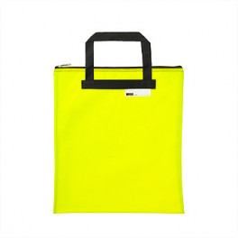 Meeco Book Carry Bag Nylon 380mm x 340mm Neon Yellow