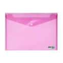 Meeco A4 Carry Folder Pink