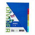 Meeco Index 140 Micron Multi Colour 1 - 5 Printed