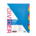 Meeco Indexes Board 160gsm Multi Colour A - Z Printed