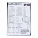 Meeco Laser Labels 117mm Dia CD/DVD Full Face
