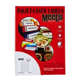 Meeco Laser Labels 46 x 101 (12Up) 100s