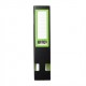 Meeco Lever Arch File 75mm PP Foam Black/Green