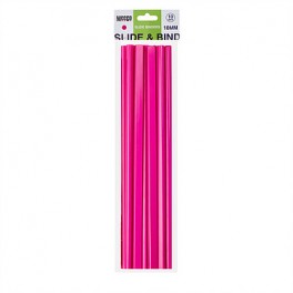 Meeco Neon Pink Slide Binders 10mm 10s